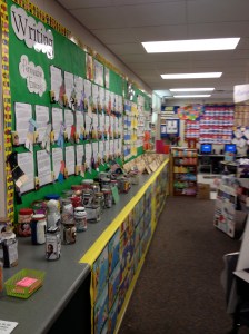 Entering the classroom for Open House 2013