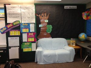 The couch is always a hit.