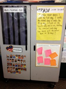 Multiplication Jail, Strain you Brain (weekly math challenge), and Unanswered Questions