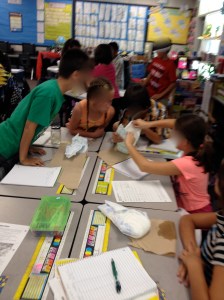 Teams were so into this diaper experiment. 