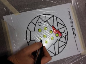 After the picture is completely colored, the students MUST outline ALL the lines of picture in BLACK marker.  This is what makes it pop!