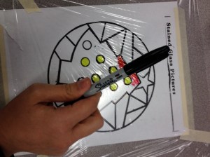 Color gently and make sure every spot gets colored well.  