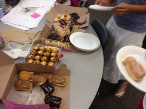 Gotta love doughnuts with a good book!