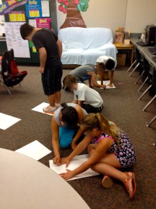 Getting to know each other through Hands and Feet Art!