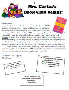 Book Club Notice-- Can't wait for next week.  