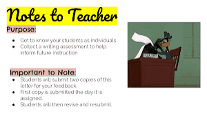 Letter to My Teacher